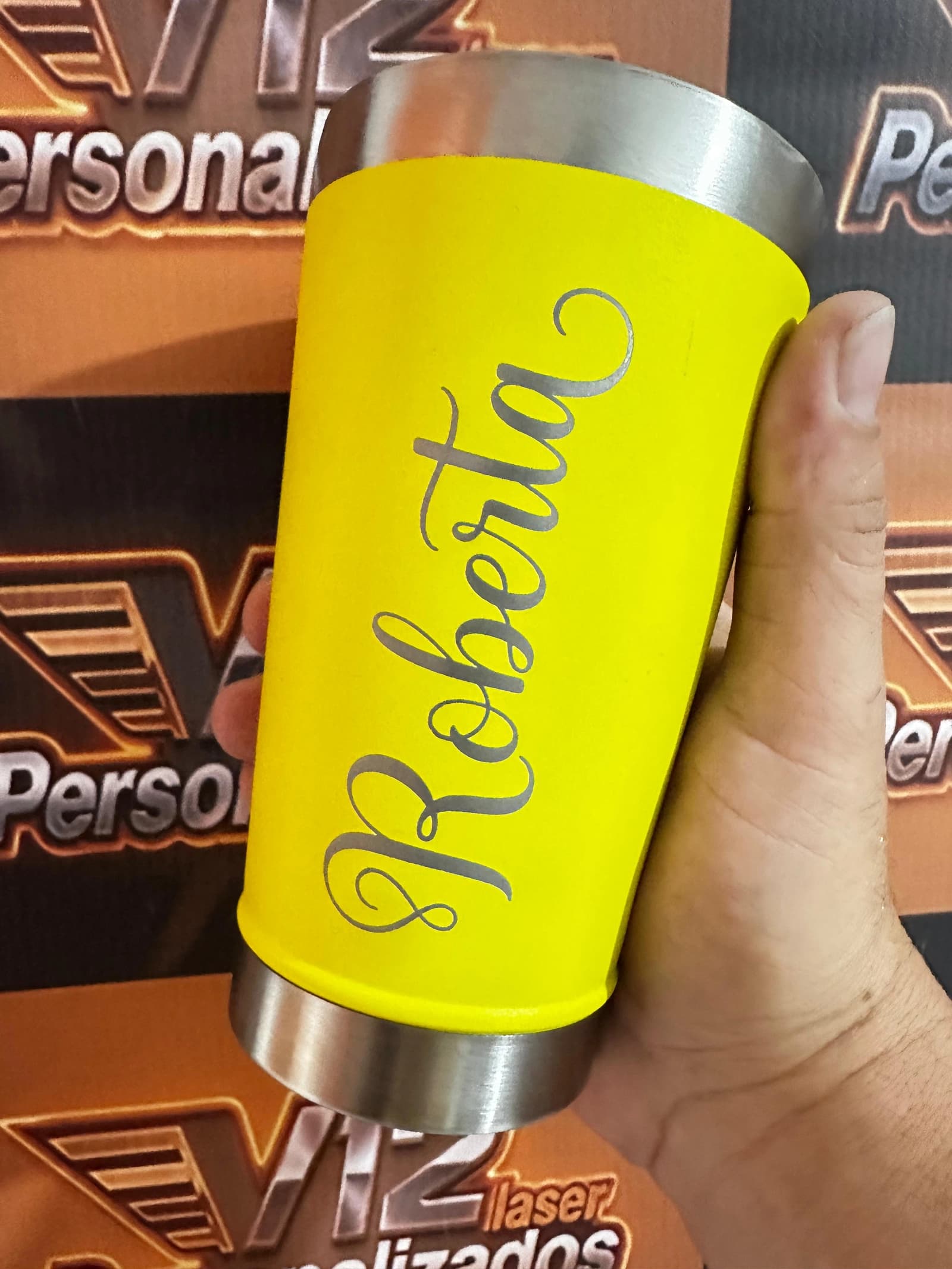 Copo Térmico Amarelo